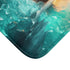 Glowing Crystal Cave with Reflections — 61×43 Memory Foam Bath Mat — Cushioned Memory Foam & Microfibre Close-Up