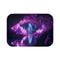 Glowing Crystal Cave with Reflections — 61×43 Memory Foam Bath Mat — Top-Down Velvet Microfibre Artwork View