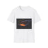 Glowing Seeds Floating from Hand Graphic Unisex Softstyle T-Shirt - Front View