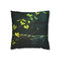 Glowing Vines Growing Through Broken Tech — 40×40 Cushion Cover — Front 40×40 cm Square Cushion View