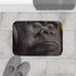 Streetwear Gorilla in Studio Headphones — Non-Slip Bath Mat — Bathroom Floor Lifestyle View