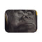 Streetwear Gorilla in Studio Headphones — Non-Slip Bath Mat — Top-Down Velvet Microfibre Artwork View