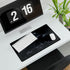 Gothic Throne with Ravens — XL Gaming Desk Mat — Gaming & Workspace Desk Setup View