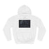Gothic Throne with Ravens — Heavyweight Graphic Hoodie — Brushed-Fleece Hood & Pouch Pocket Detail