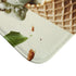 Gourmet Waffle Cone with Two Scoops Luxury Memory Foam Bath Mat - Microfibre Texture Close-Up
