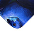 Graffiti Style of Blueberries Vibr Luxury Memory Foam Bath Mat - Microfibre Texture Close-Up
