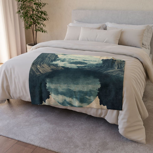Gravity Tear Splitting Dream Horizon Plush Fleece Throw Blanket