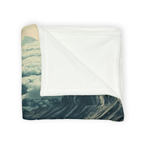 Gravity Tear Splitting Dream Horizon Plush Fleece Throw Blanket
