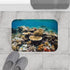 Great Barrier Reef Australia Coral Reef Luxury Memory Foam Bath Mat - Bathroom Lifestyle View