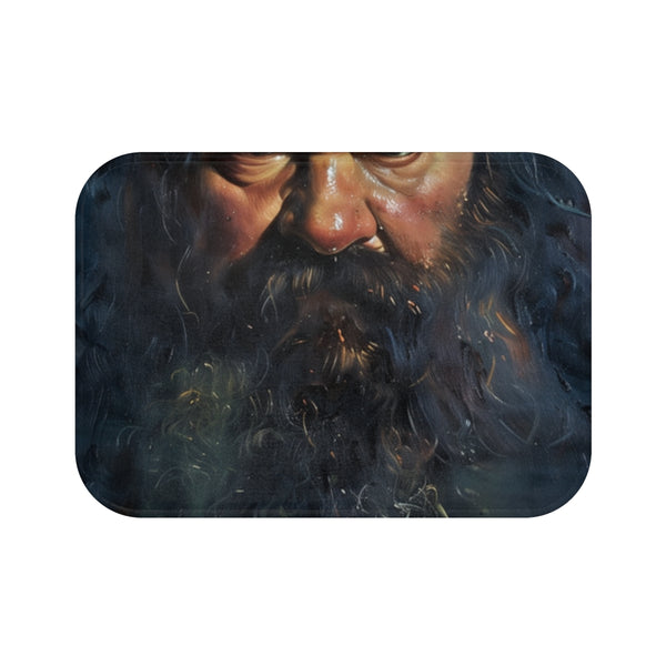 Hagrid Painting (Edition II) — Memory Foam Bath Mat — Top-Down Memory Foam Bath Mat View