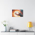 Hand Reaching Through Glowing Portal (Edition IV) — 24×16 Canvas Wall Art — Living Room Wall Lifestyle View