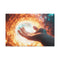 Hand Reaching Through Glowing Portal (Edition IV) — 24×16 Canvas Wall Art — Front Gallery-Wrapped Canvas View