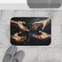 Surreal Hands Reaching Toward Light — Non-Slip Bath Mat — Bathroom Floor Lifestyle View