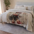 Harley Quinn — 50×60 Plush Throw Blanket — Draped Over Sofa & Bed Lifestyle View