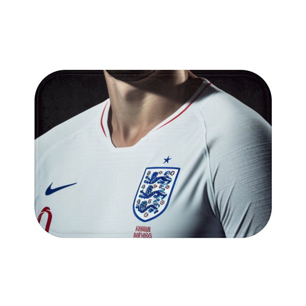 Harry Kane England — Memory Foam Bath Mat — Top-Down Memory Foam Bath Mat View