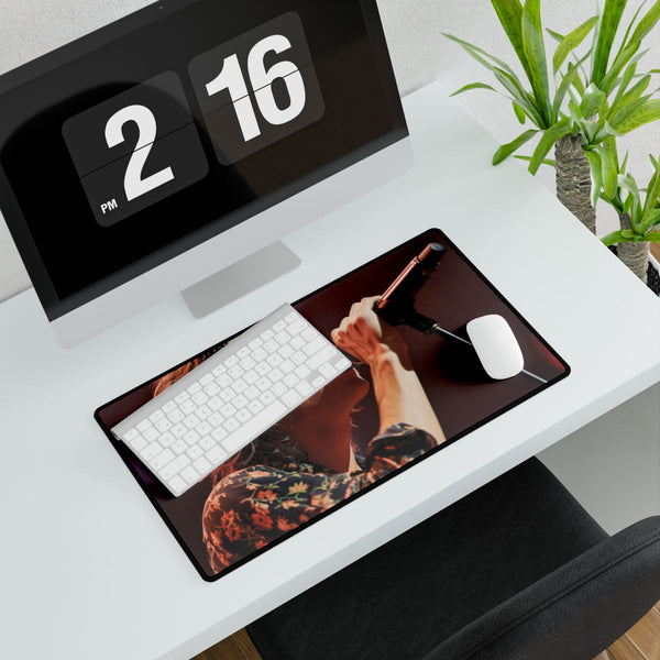 Harry Styles Singing — XXL Gaming Desk Mat — Gaming & Workspace Desk Setup View