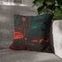 Haunted Carnival on Another Planet — Double-Sided Cushion Cover — Sofa & Armchair Living Room Lifestyle View