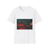 Haunted Carnival on Another Planet Graphic Unisex Softstyle T-Shirt - Front View
