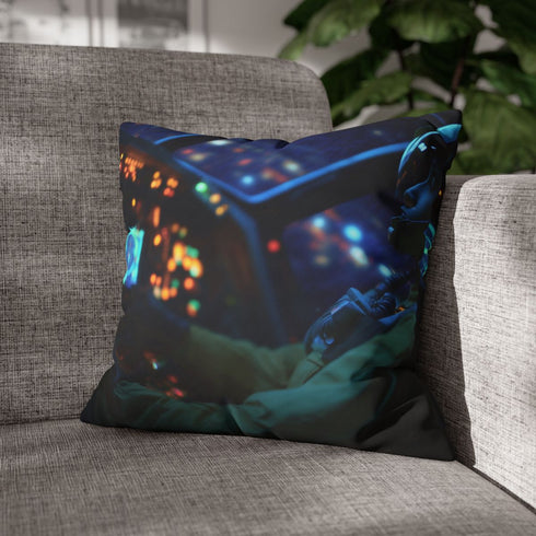 Hera Syndulla Piloting the Ghost — Double-Sided Cushion Cover — Sofa & Armchair Living Room Lifestyle View