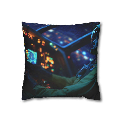 Hera Syndulla Piloting the Ghost — Double-Sided Cushion Cover — Front Double-Sided Cushion View