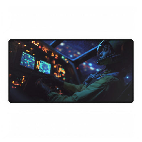 Hera Syndulla Piloting the Ghost — XL & XXL Desk Mat — Full Top-Down Artwork View