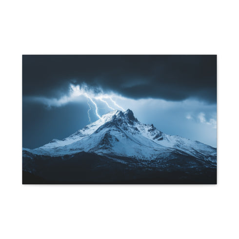 Hollow Mountain Ringing with Thunder — 24×16 Canvas Wall Art — Front Gallery-Wrapped Canvas View