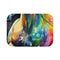 Horse Galloping — Non-Slip Bath Mat — Top-Down Velvet Microfibre Artwork View