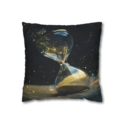 Hourglass Leaking Stardust — Double-Sided Cushion Cover — Front Double-Sided Cushion View