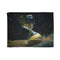 Hourglass Leaking Stardust — Plush Fleece Throw Blanket — Full Spread Plush Fleece Artwork View