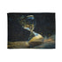 Hourglass Leaking Stardust — Plush Fleece Throw Blanket — Full Spread Plush Fleece Artwork View
