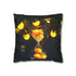 Hourglass Tree with Glowing Fruit — 40×40 Cushion Cover — Front 40×40 cm Square Cushion View