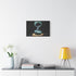 Hourglass with Black Hole in Center (Edition IV) — 24×16 Canvas Wall Art — Living Room Wall Lifestyle View