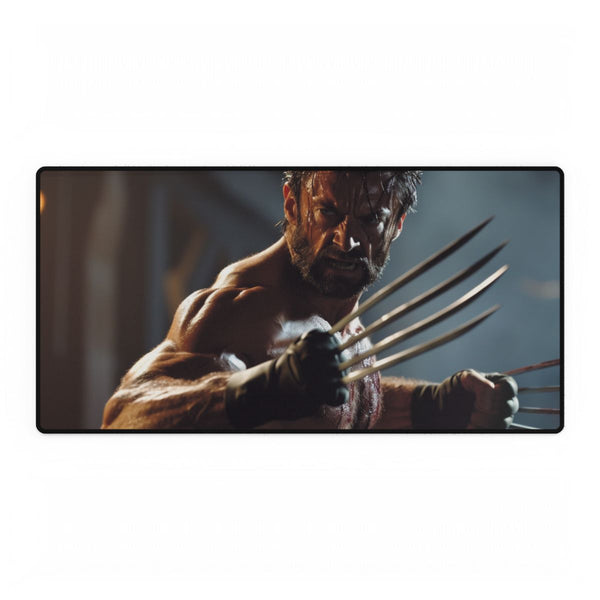 Hugh Jackman Wolverine Claws — XXL Gaming Desk Mat — Full Top-Down Artwork View