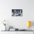 Ice Pillars Rising from Cosmic Sea (Edition V) — 24×16 Canvas Wall Art — Living Room Wall Lifestyle View