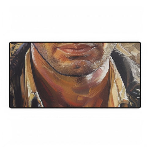 Indiana Jones Fine Art — XXL Gaming Desk Mat — Full Top-Down Artwork View
