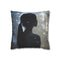 Infinity Mirror Reflecting Shooting Star — 40×40 Cushion Cover — Front 40×40 cm Square Cushion View