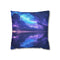 Infinity Pool with Celestial Reflection (Edition V) — 40×40 Cushion Cover — Front 40×40 cm Square Cushion View