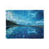 Infinity Pool with Celestial Reflection Plush Fleece Throw Blanket