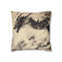 Ink Dragon Swimming Through Sky — 40×40 Cushion Cover — Front 40×40 cm Square Cushion View