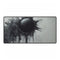Ink Storm Dripping from Shattered Sun — XL & XXL Desk Mat — Full Top-Down Artwork View