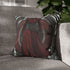 Inquisitor in Red Armor, Lightsaber — Double-Sided Cushion Cover — Sofa & Armchair Living Room Lifestyle View
