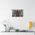 Sith Inquisitor in Crimson Armor with Lightsaber — Stretched Canvas Wall Art — Living Room Wall Lifestyle View