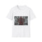 Sith Inquisitor in Crimson Armor with Lightsaber — Graphic Cotton T-Shirt — Front Graphic Print View