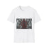 Sith Inquisitor in Crimson Armor with Lightsaber — Graphic Cotton T-Shirt — Front Graphic Print View