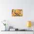 Intricate Tapestry Depicting an Ancient Tree — Stretched Canvas Wall Art — Living Room Wall Lifestyle View