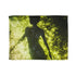 Invisible Creature Casting Glowing Shadow Plush Fleece Throw Blanket