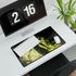 Invisible Creature Casting Glowing Shadow — XL & XXL Desk Mat — Gaming & Workspace Desk Setup View