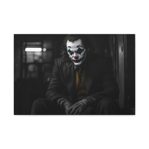 Jack Nicholson Classic Cinema Portrait — 24×16 Canvas Wall Art — Front Gallery-Wrapped Canvas View