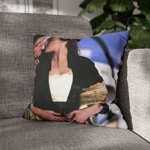 Jack Rose Titanic — 40×40 Cushion Cover — Sofa & Living Room Lifestyle View