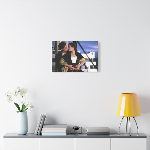 Jack Rose Titanic — Stretched Canvas Wall Art — Living Room Wall Lifestyle View